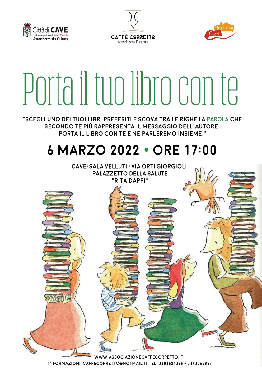 iniziativa porta un libro con te 6 marzo